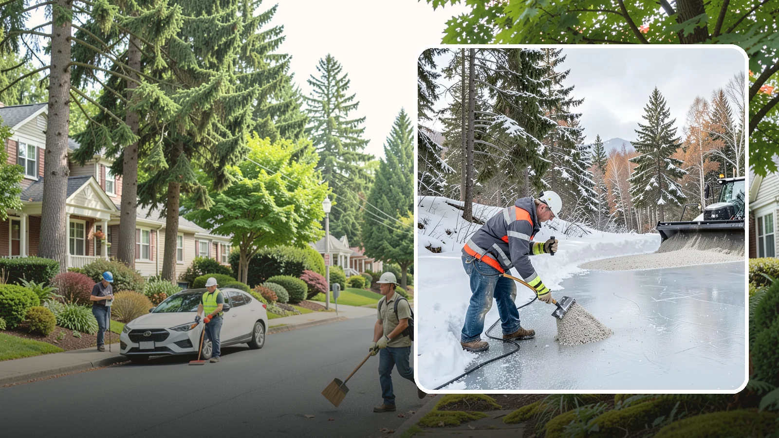 Heat Cable Installation in Beaux Arts Village, King County, WA - We install roof heat cables that keep drainage paths open and stop ice dams from forming.