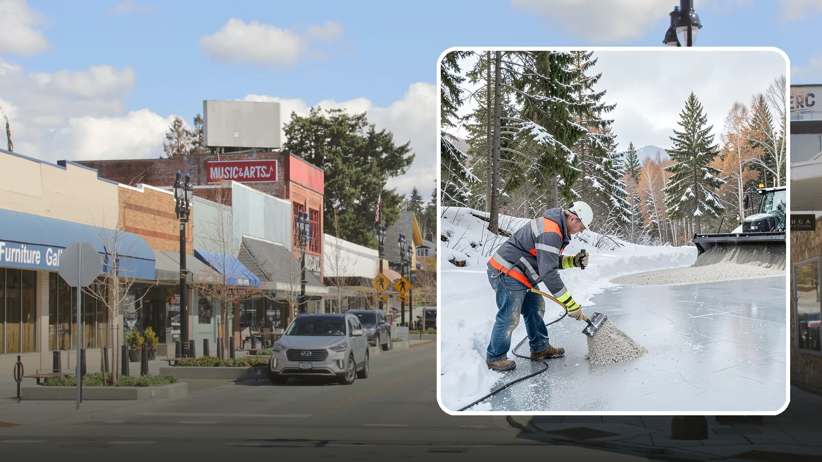 Heat Cable Installation in Bothell, King County, WA - We install roof heat cables that keep drainage paths open and stop ice dams from forming.