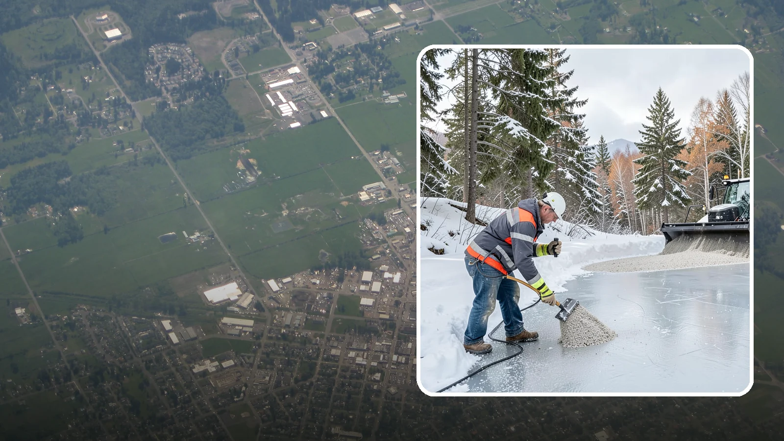 Heat Cable Installation in Enumclaw, King County, WA - We install roof heat cables that keep drainage paths open and stop ice dams from forming.