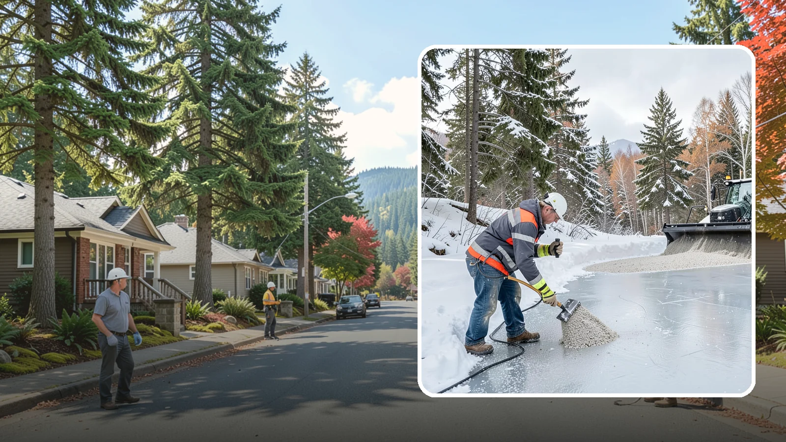 Heat Cable Installation in Hunts Point, King County, WA - We install roof heat cables that keep drainage paths open and stop ice dams from forming.