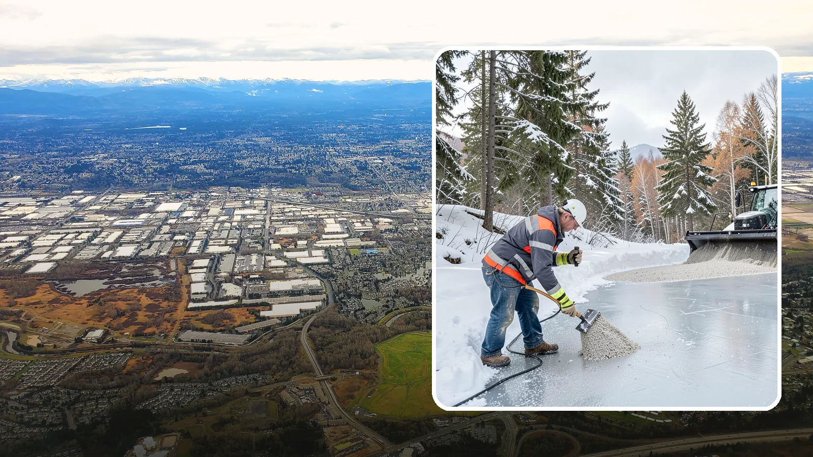 Heat Cable Installation in Kent, King County, WA - We install roof heat cables that keep drainage paths open and stop ice dams from forming.