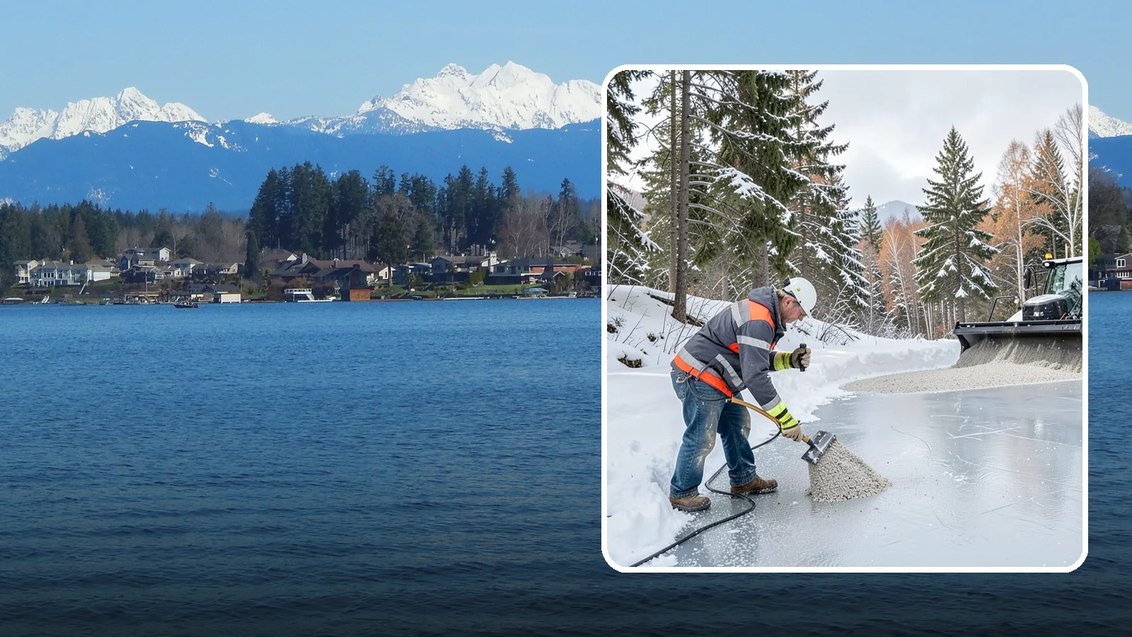 Heat Cable Installation in Lake Stevens, Snohomish County, WA - We install roof heat cables that keep drainage paths open and stop ice dams from forming.