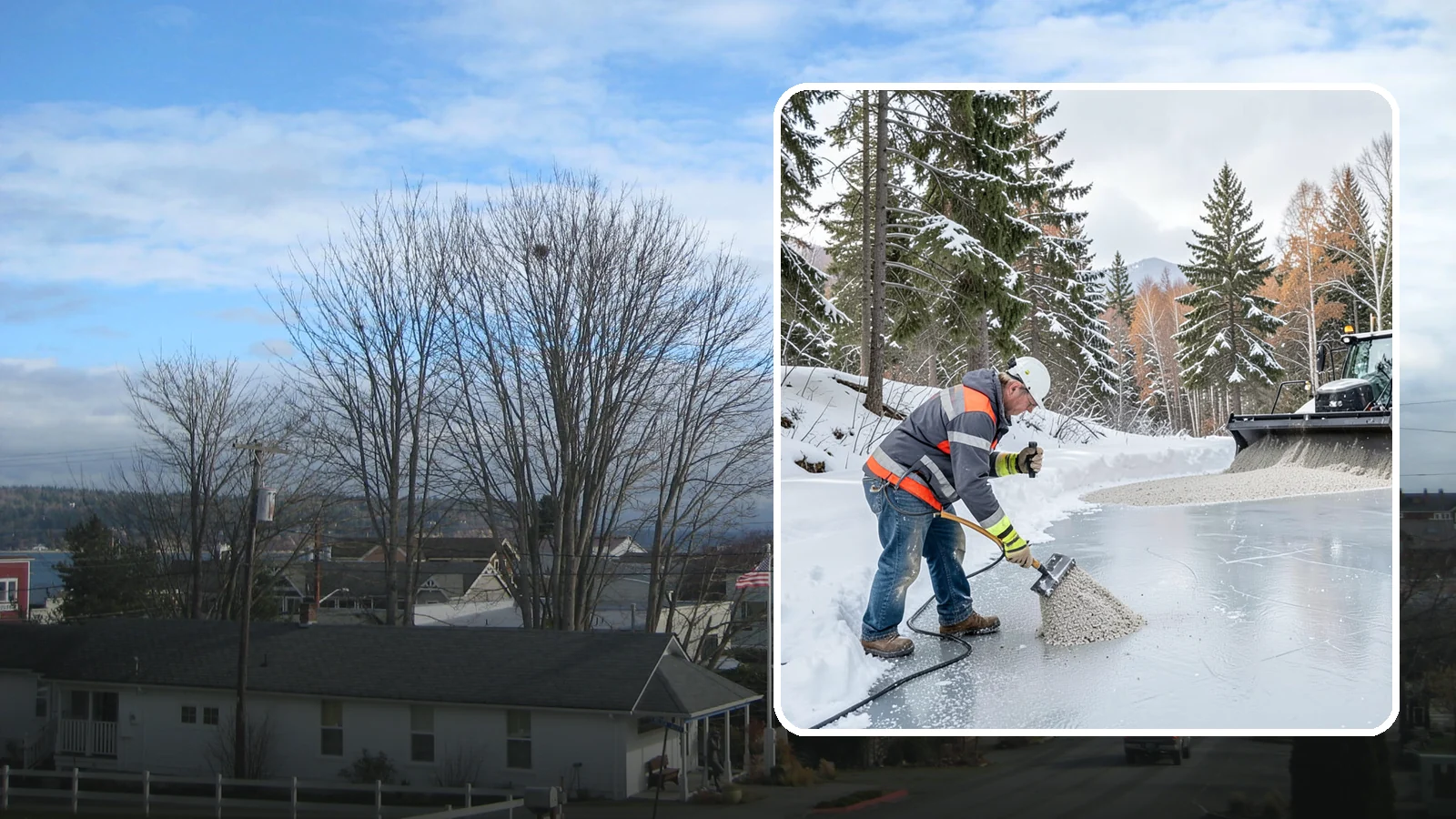 Heat Cable Installation in Langley, Island County, WA - We install roof heat cables that keep drainage paths open and stop ice dams from forming.