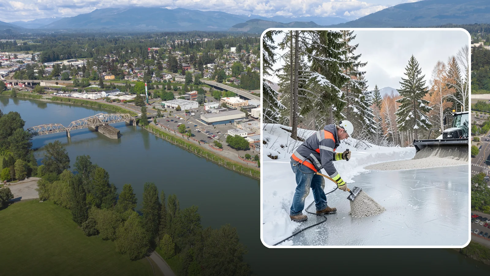 Heat Cable Installation in Mount Vernon, Skagit County, WA - We install roof heat cables that keep drainage paths open and stop ice dams from forming.