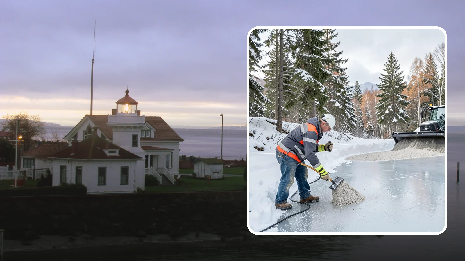 Heat Cable Installation in Mukilteo, Snohomish County, WA - We install roof heat cables that keep drainage paths open and stop ice dams from forming.