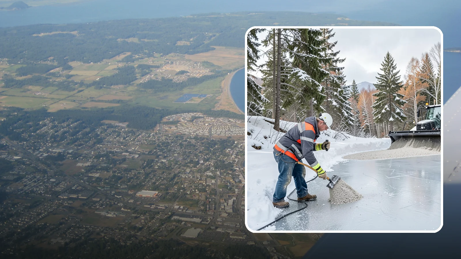 Heat Cable Installation in Oak Harbor, Island County, WA - We install roof heat cables that keep drainage paths open and stop ice dams from forming.