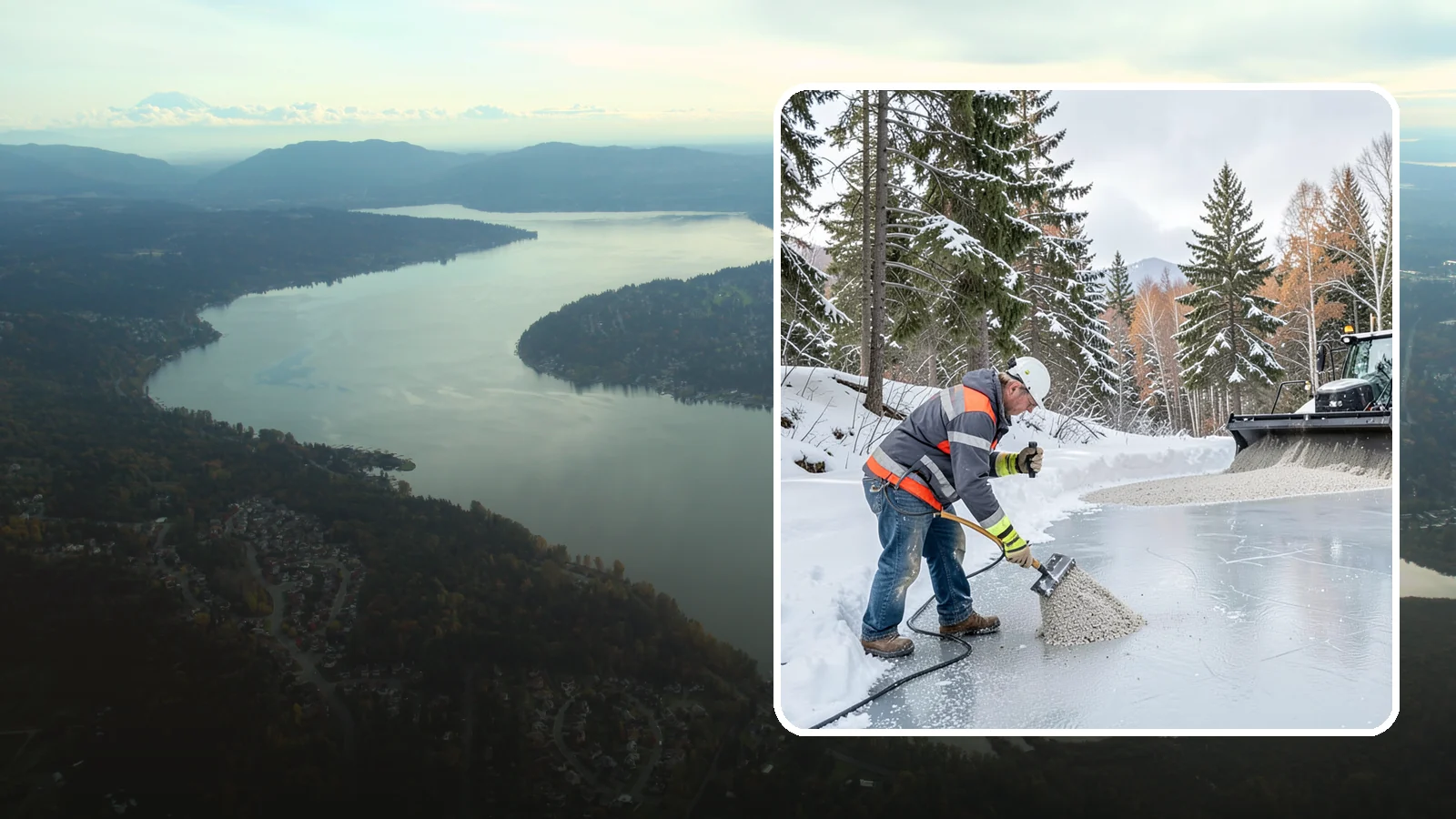Heat Cable Installation in Sammamish, King County, WA - We install roof heat cables that keep drainage paths open and stop ice dams from forming.