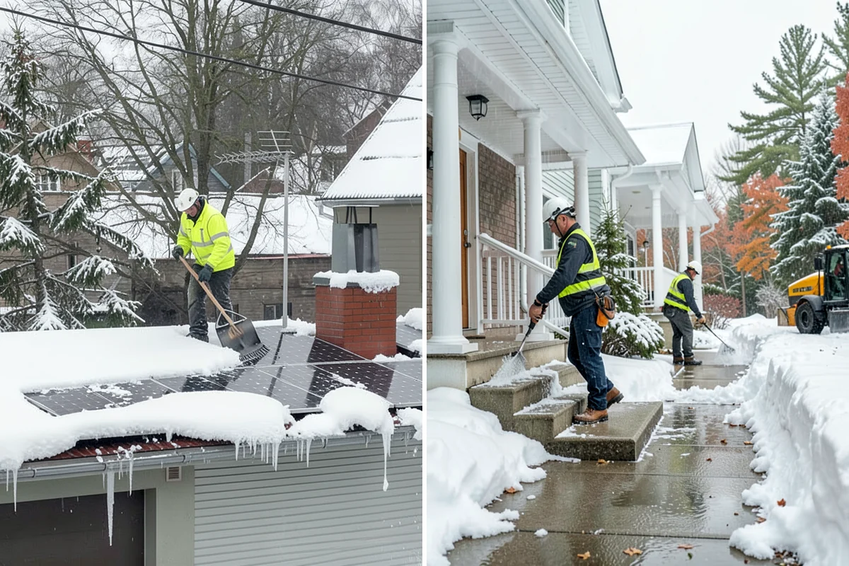 Heat Cable Installation in SeaTac, King County, WA - Inspect the roof to map recurring ice dam locations