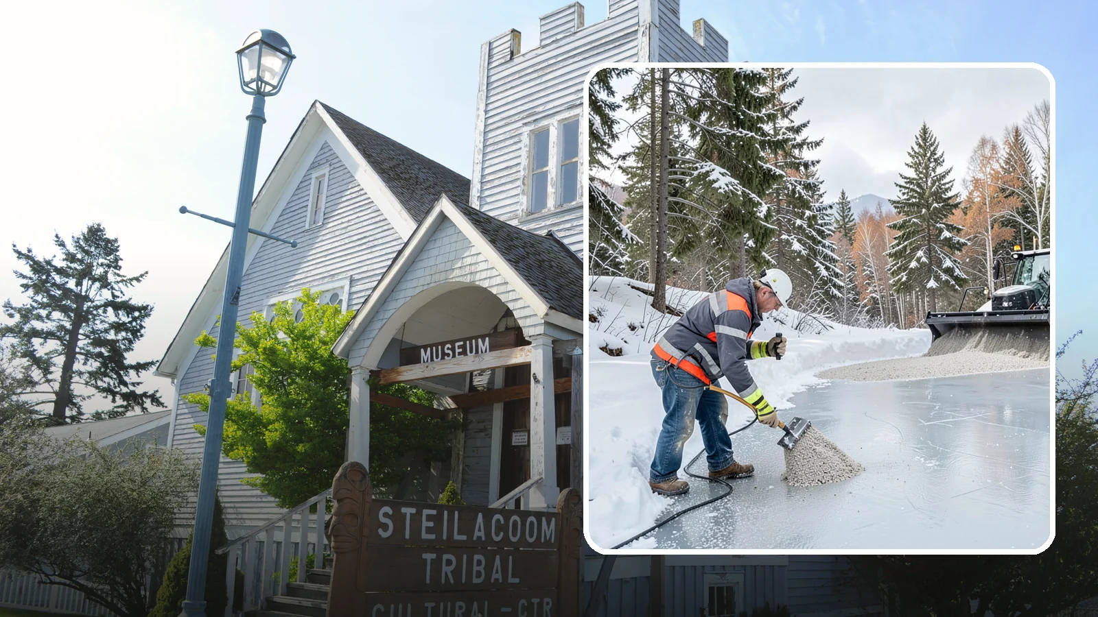 Heat Cable Installation in Steilacoom, Pierce County, WA - We install roof heat cables that keep drainage paths open and stop ice dams from forming.