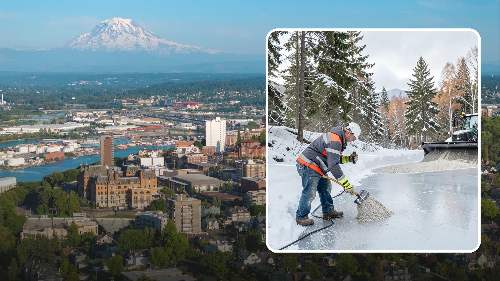 Heat Cable Installation in Tacoma, Pierce County, WA - We install roof heat cables that keep drainage paths open and stop ice dams from forming.
