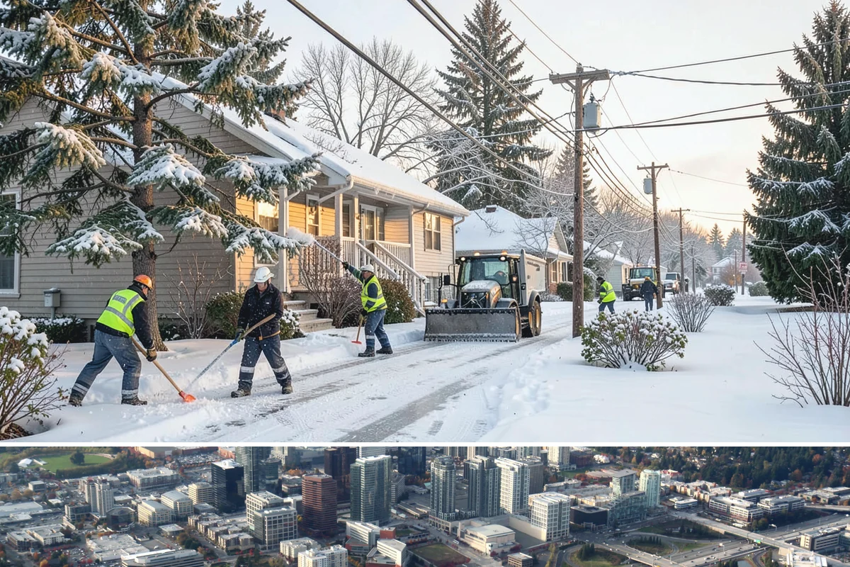 Heated Driveway Maintenance in Bellevue, King County, WA - Heated driveway support is most valuable during heavy snow bursts in midwinter.