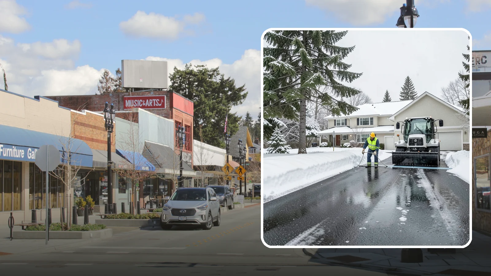 Heated Driveway Maintenance in Bothell, King County, WA - We monitor and support heated driveway systems so they perform through Western Washington's wet snow.