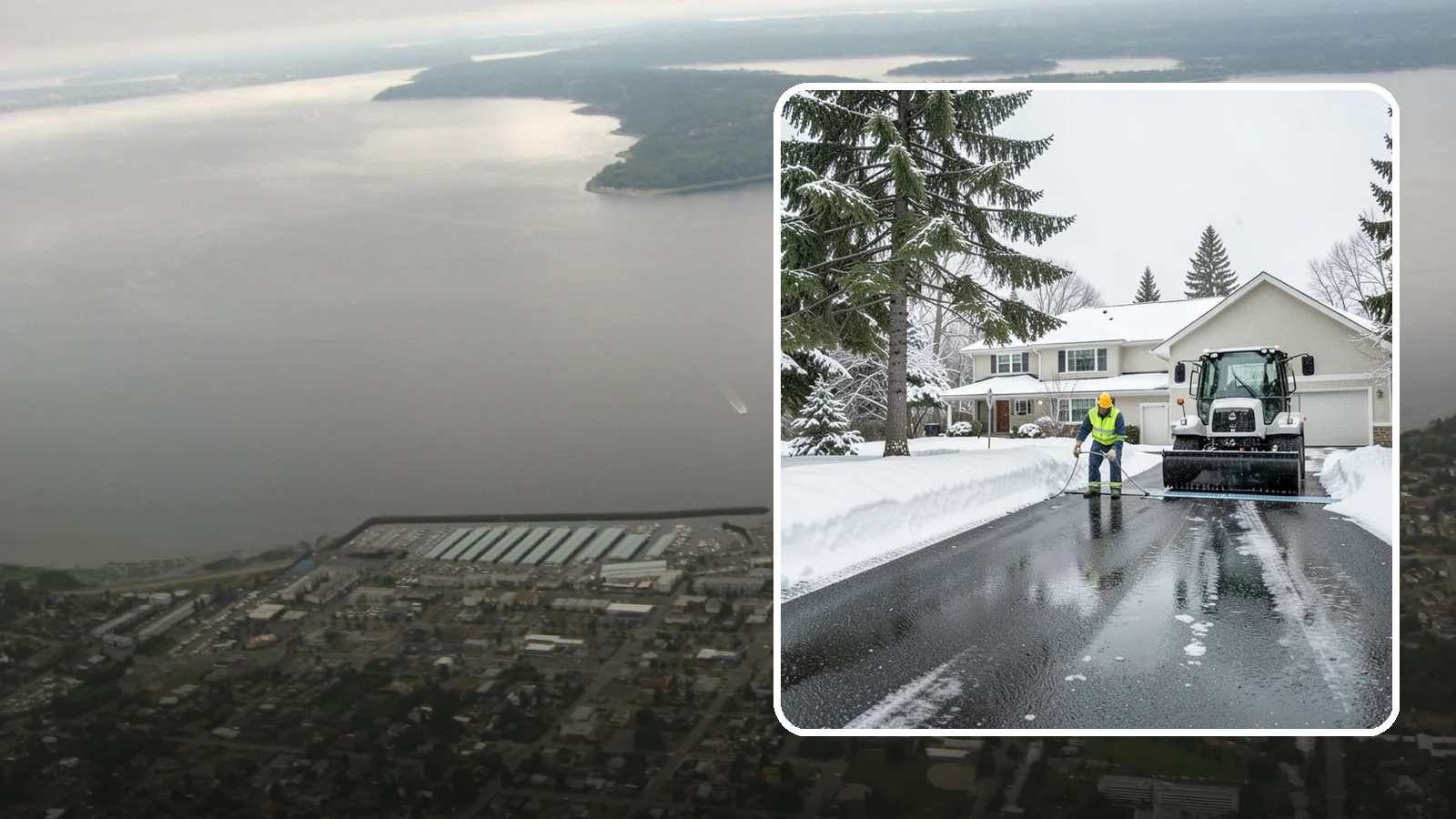 Heated Driveway Maintenance in Des Moines, King County, WA - We monitor and support heated driveway systems so they perform through Western Washington's wet snow.