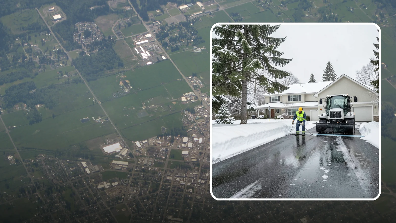 Heated Driveway Maintenance in Enumclaw, King County, WA - We monitor and support heated driveway systems so they perform through Western Washington's wet snow.