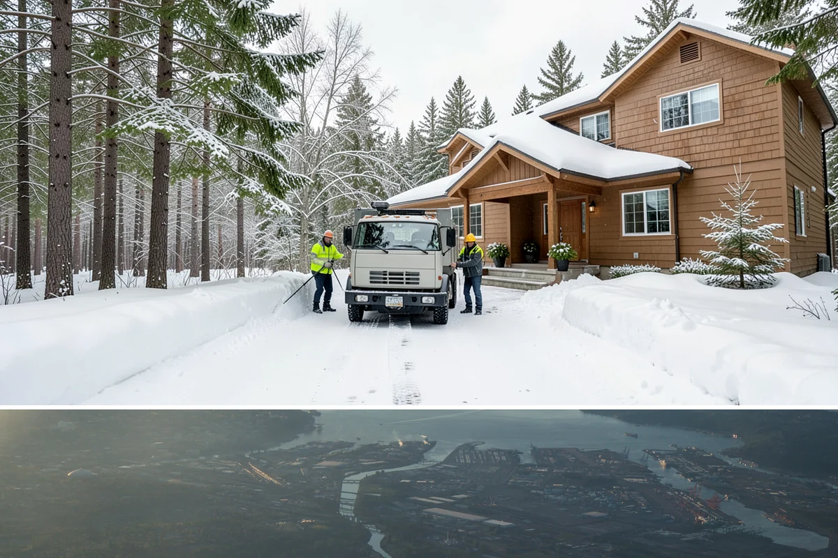 Heated Driveway Maintenance in Fife, Pierce County, WA - Heated driveway support is most valuable during heavy snow bursts in midwinter.