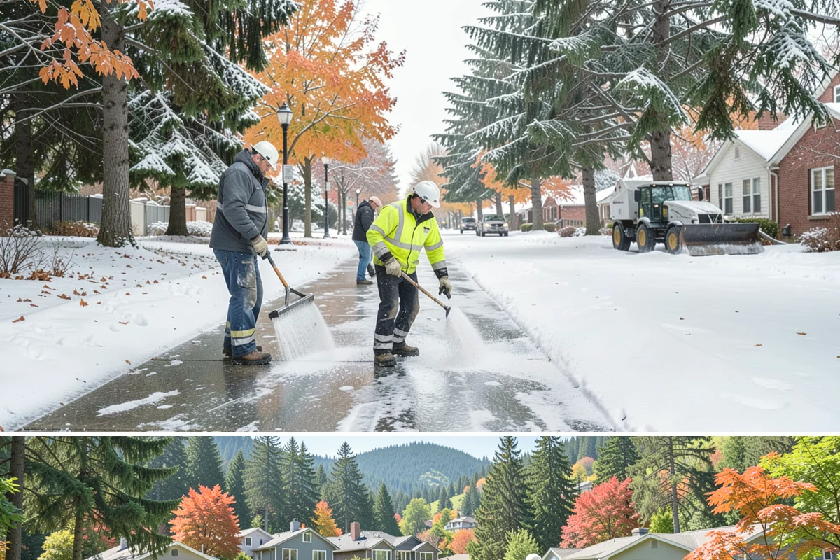 Heated Driveway Maintenance in Fircrest, Pierce County, WA - Heated driveway support is most valuable during heavy snow bursts in midwinter.