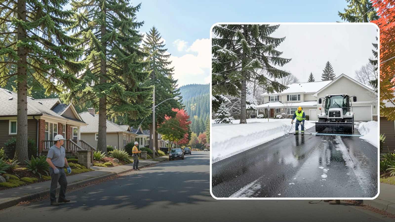 Heated Driveway Maintenance in Hunts Point, King County, WA - We monitor and support heated driveway systems so they perform through Western Washington's wet snow.