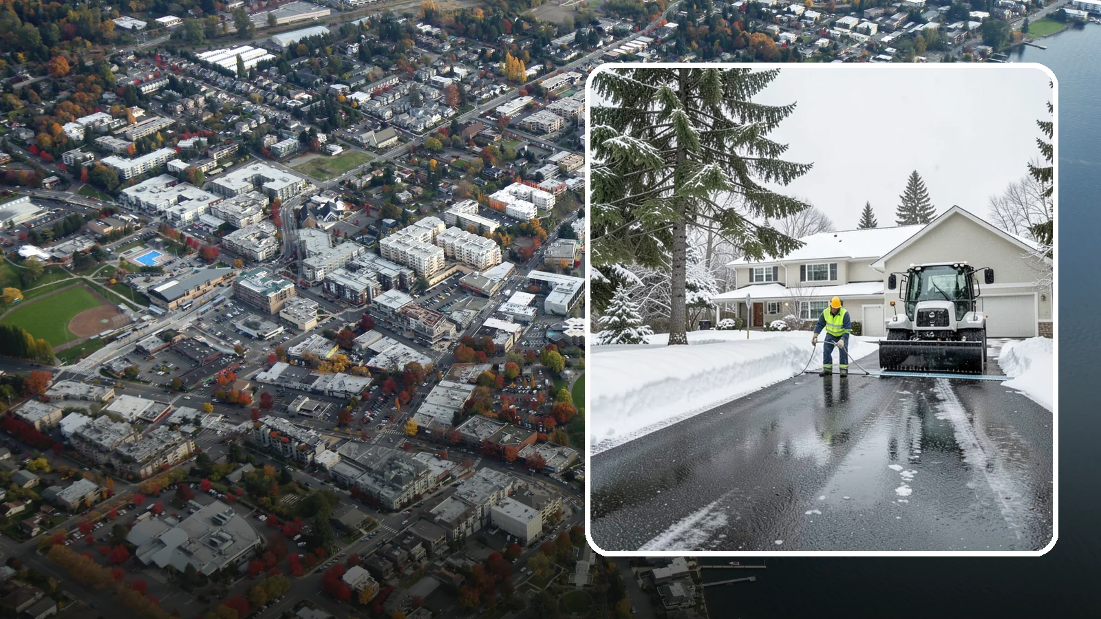 Heated Driveway Maintenance in Kirkland, King County, WA - We monitor and support heated driveway systems so they perform through Western Washington's wet snow.
