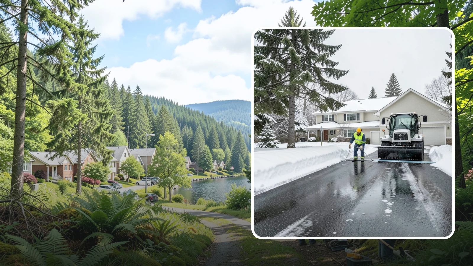 Heated Driveway Maintenance in Lake Forest Park, King County, WA - We monitor and support heated driveway systems so they perform through Western Washington's wet snow.
