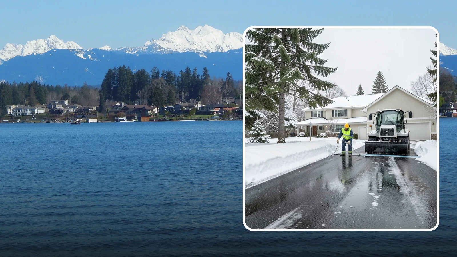 Heated Driveway Maintenance in Lake Stevens, Snohomish County, WA - We monitor and support heated driveway systems so they perform through Western Washington's wet snow.
