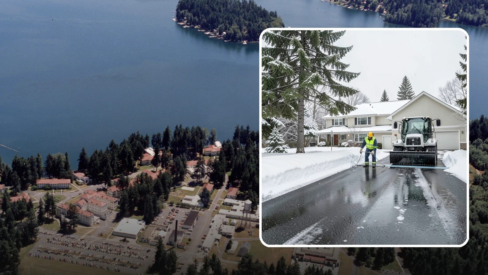 Heated Driveway Maintenance in Lakewood, Pierce County, WA - We monitor and support heated driveway systems so they perform through Western Washington's wet snow.