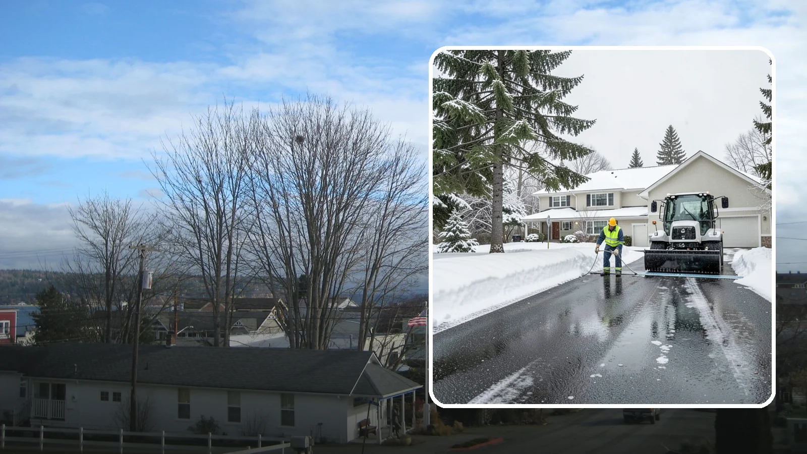 Heated Driveway Maintenance in Langley, Island County, WA - We monitor and support heated driveway systems so they perform through Western Washington's wet snow.