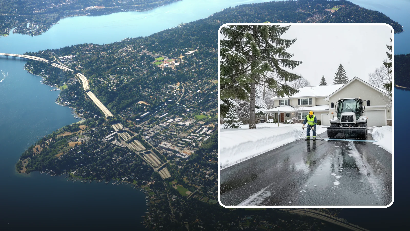 Heated Driveway Maintenance in Mercer Island, King County, WA - We monitor and support heated driveway systems so they perform through Western Washington's wet snow.