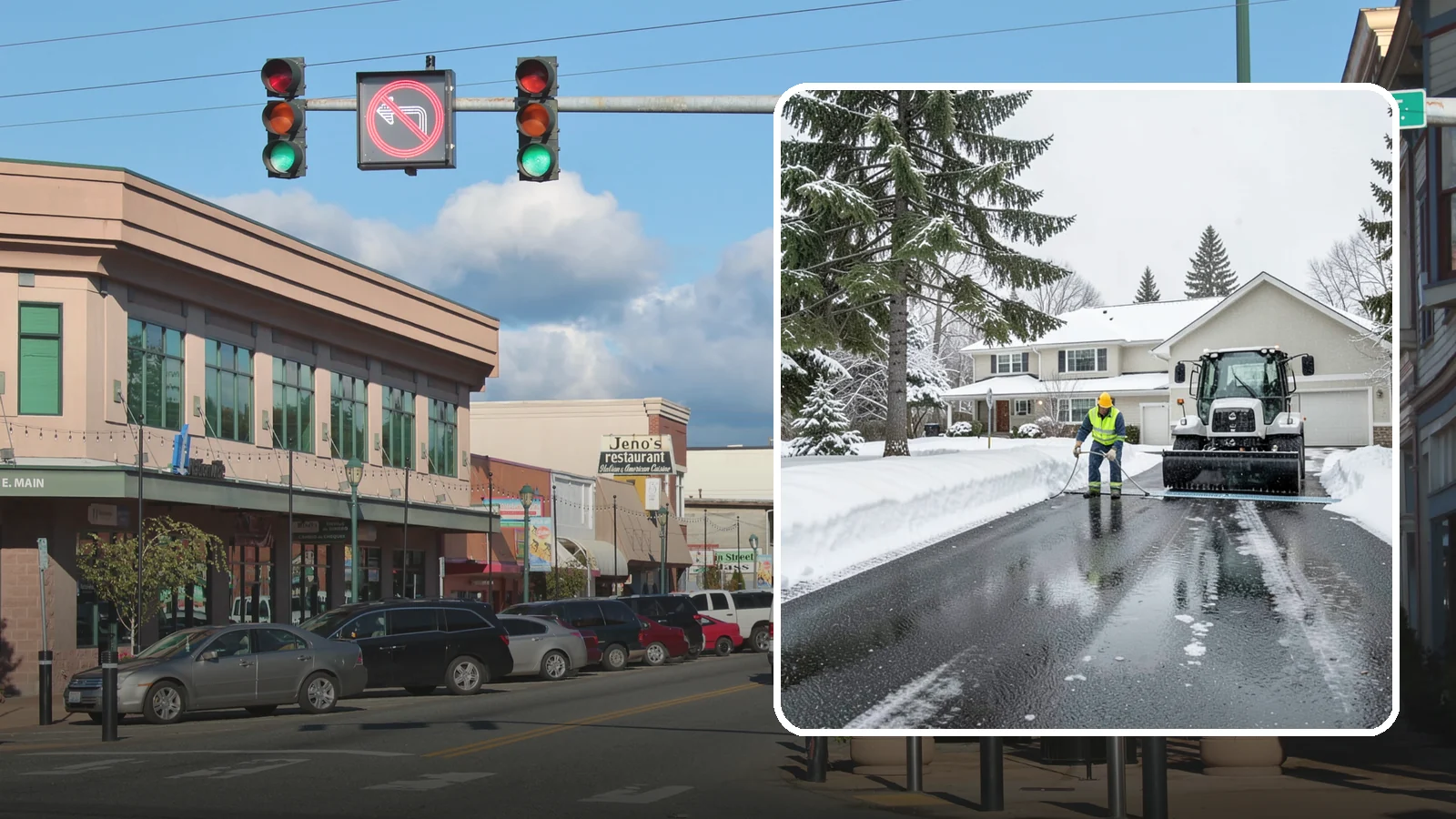 Heated Driveway Maintenance in Monroe, Snohomish County, WA - We monitor and support heated driveway systems so they perform through Western Washington's wet snow.