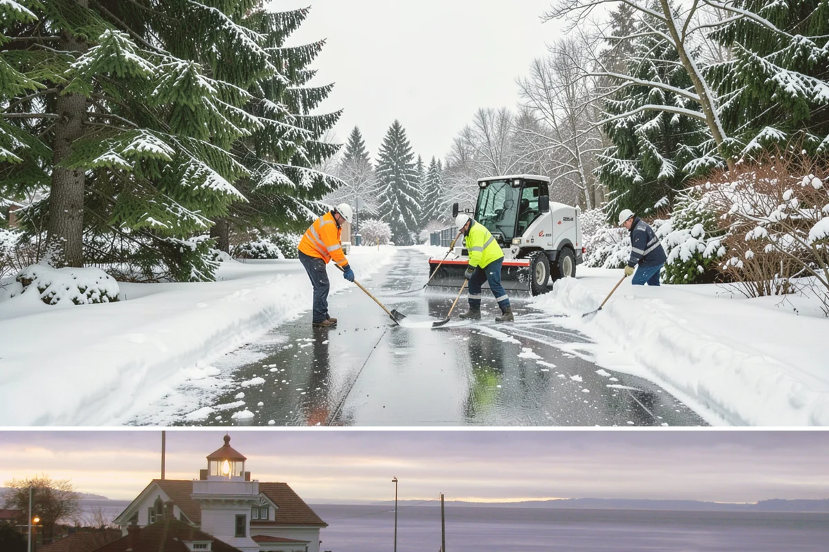 Heated Driveway Maintenance in Mukilteo, Snohomish County, WA - Heated driveway support is most valuable during heavy snow bursts in midwinter.