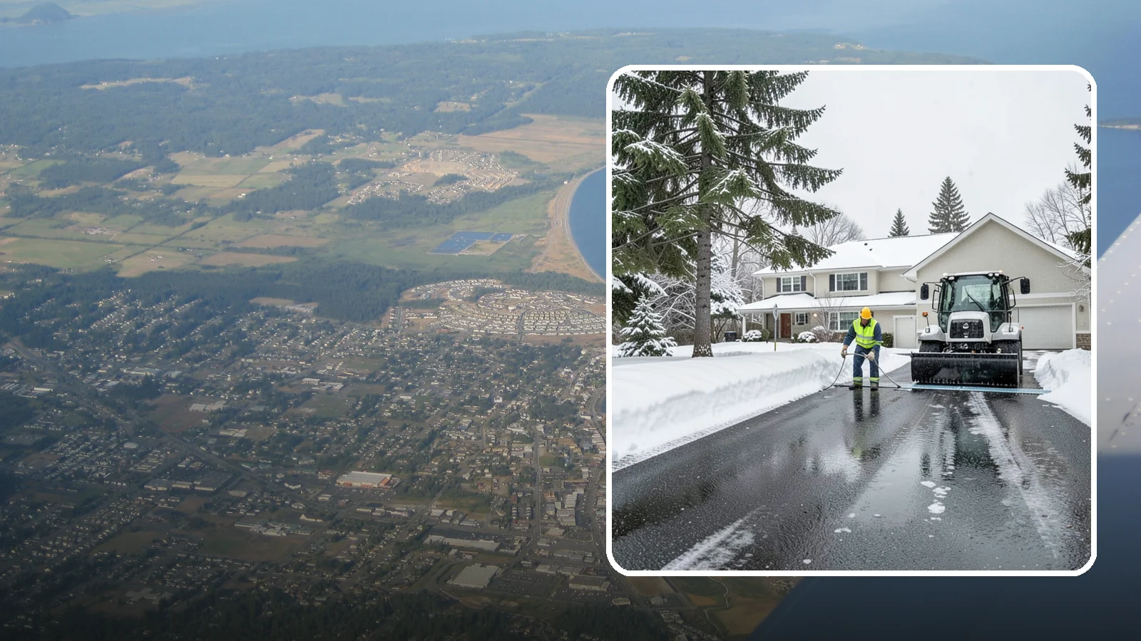 Heated Driveway Maintenance in Oak Harbor, Island County, WA - We monitor and support heated driveway systems so they perform through Western Washington's wet snow.