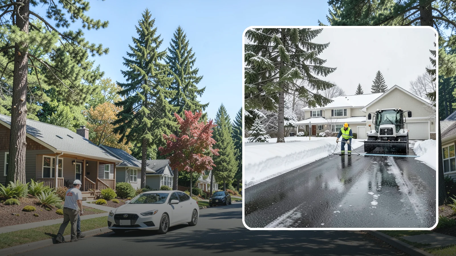 Heated Driveway Maintenance in Orting, Pierce County, WA - We monitor and support heated driveway systems so they perform through Western Washington's wet snow.