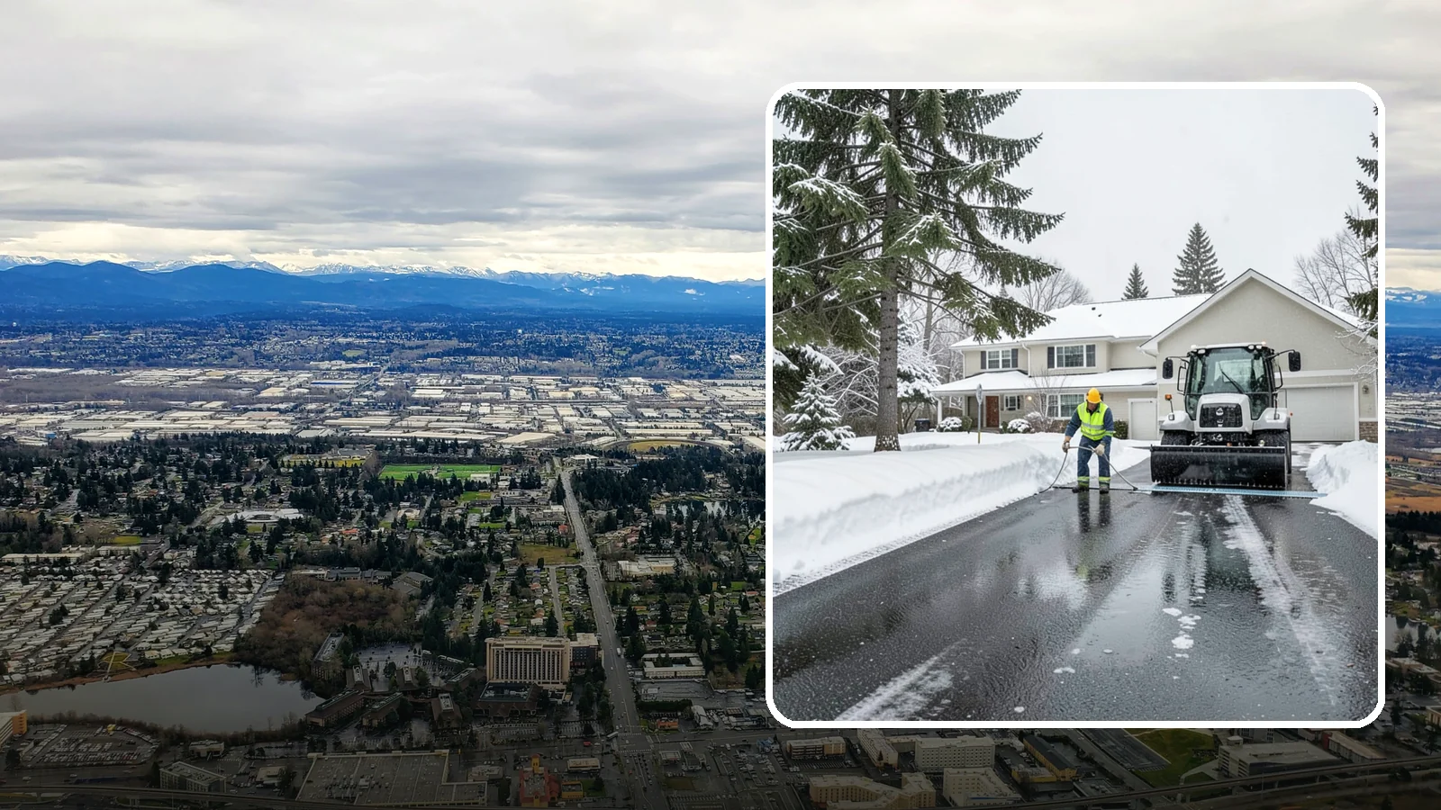 Heated Driveway Maintenance in SeaTac, King County, WA - We monitor and support heated driveway systems so they perform through Western Washington's wet snow.