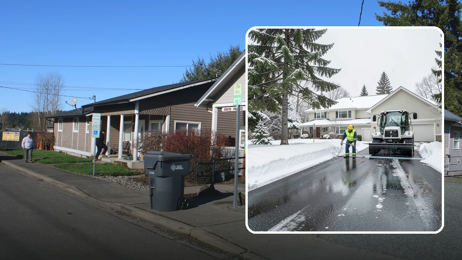 Heated Driveway Maintenance in South Prairie, Pierce County, WA - We monitor and support heated driveway systems so they perform through Western Washington's wet snow.