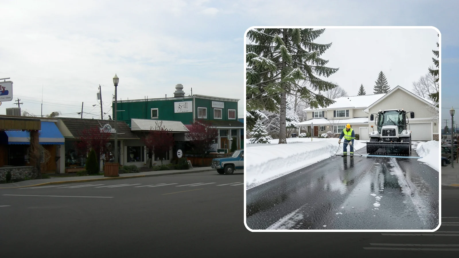 Heated Driveway Maintenance in Stanwood, Snohomish County, WA - We monitor and support heated driveway systems so they perform through Western Washington's wet snow.