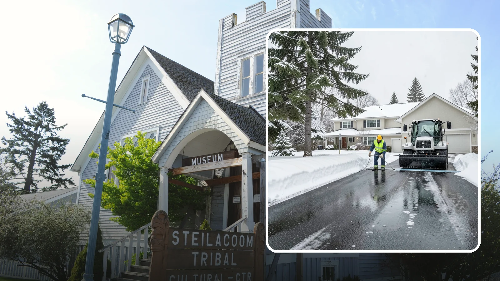 Heated Driveway Maintenance in Steilacoom, Pierce County, WA - We monitor and support heated driveway systems so they perform through Western Washington's wet snow.