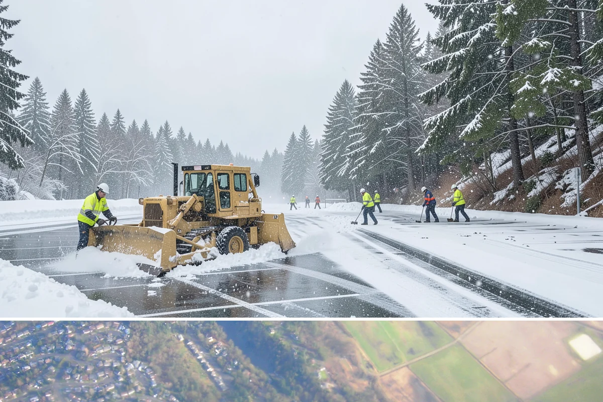 Heavy Snowfall Removal in Algona, King County, WA - The heaviest lowland snowfalls typically arrive with cold systems in January and February.