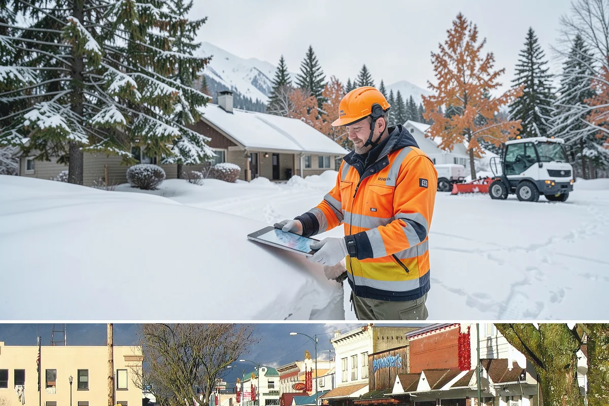 Heavy Snowfall Removal in Arlington, Snohomish County, WA - The heaviest lowland snowfalls typically arrive with cold systems in January and February.