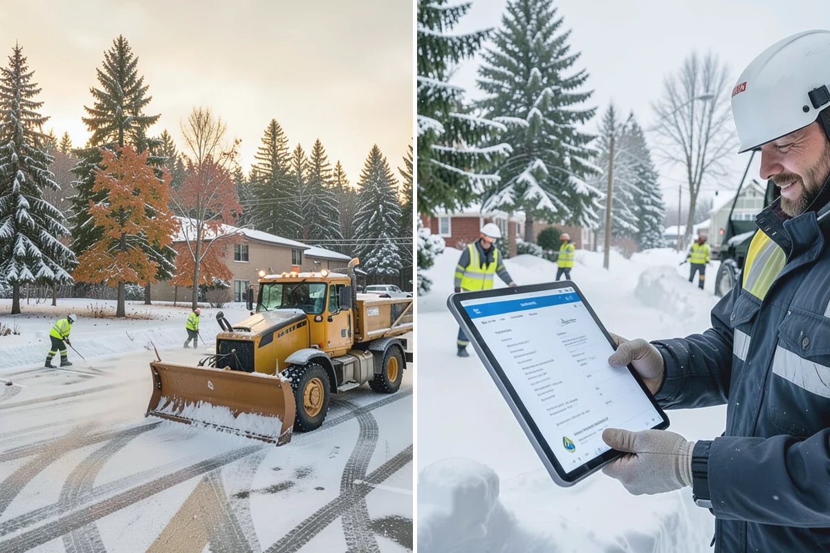 Heavy Snowfall Removal in Auburn, King County, WA - Deploy plows and heavy equipment sized to the snowfall