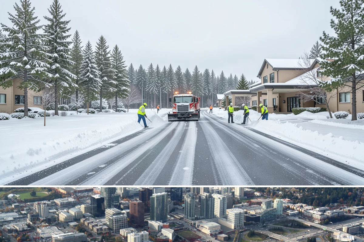 Heavy Snowfall Removal in Bellevue, King County, WA - The heaviest lowland snowfalls typically arrive with cold systems in January and February.