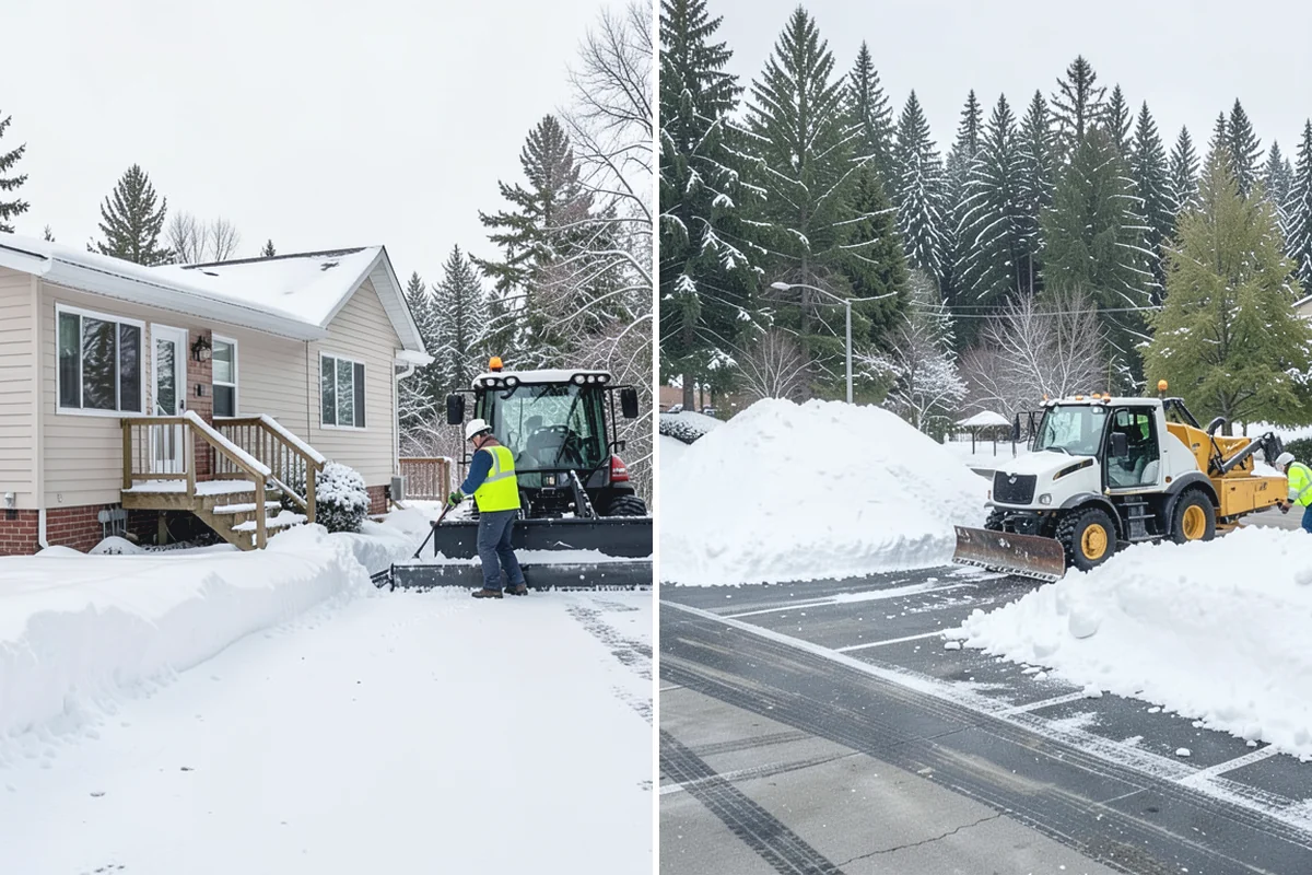 Heavy Snowfall Removal in Bonney Lake, Pierce County, WA - Deploy plows and heavy equipment sized to the snowfall