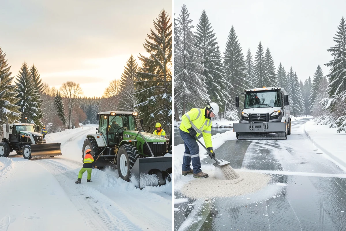 Heavy Snowfall Removal in Burien, King County, WA - Deploy plows and heavy equipment sized to the snowfall