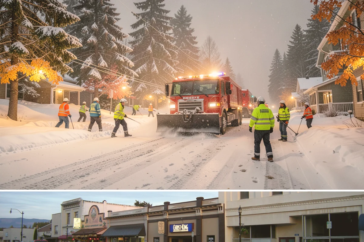 Heavy Snowfall Removal in Burlington, Skagit County, WA - The heaviest lowland snowfalls typically arrive with cold systems in January and February.
