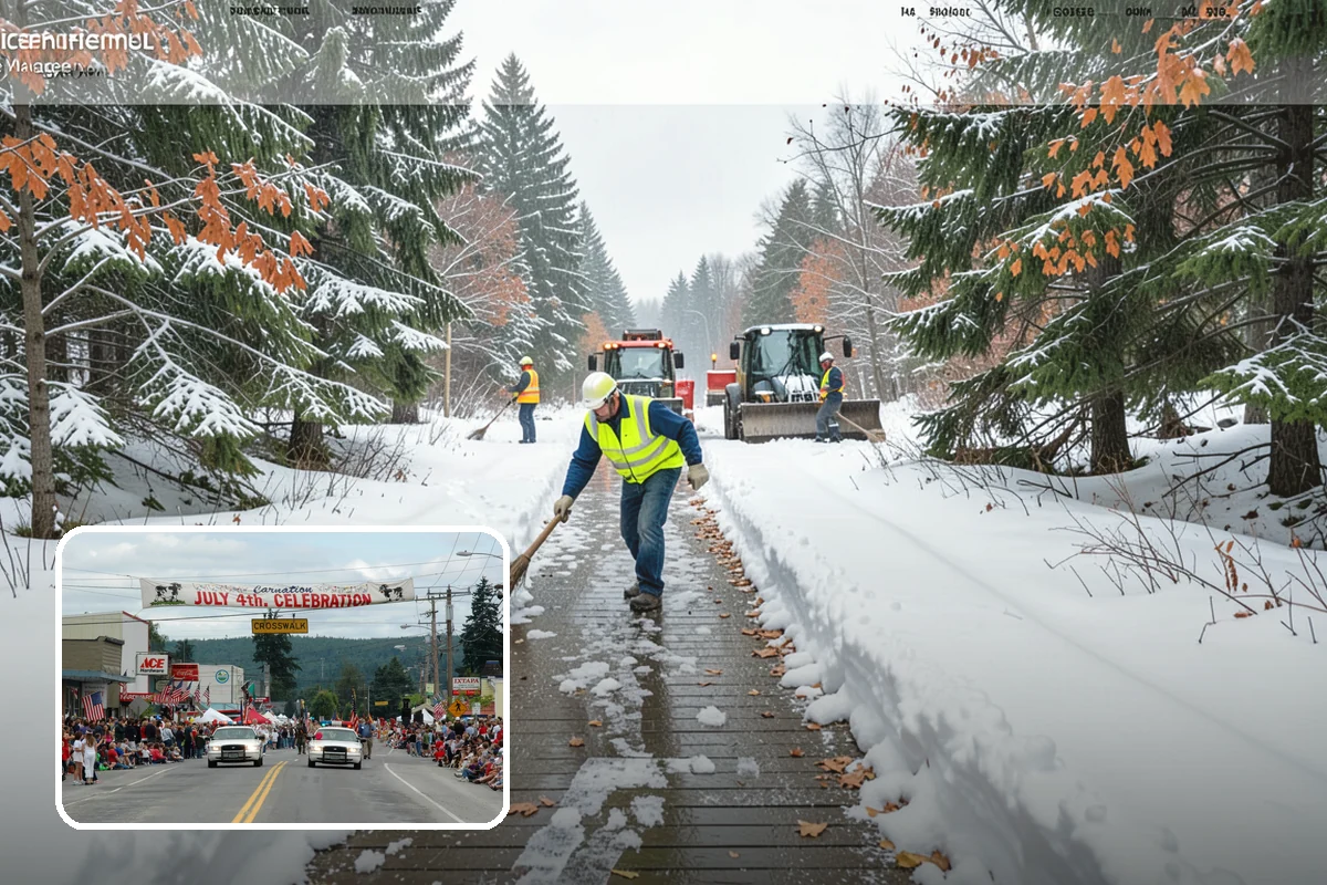 Heavy Snowfall Removal in Carnation, King County, WA - Equipment matched to dense, wet regional snow