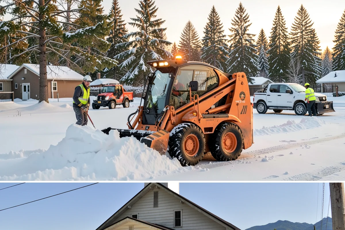 Heavy Snowfall Removal in Concrete, Skagit County, WA - The heaviest lowland snowfalls typically arrive with cold systems in January and February.