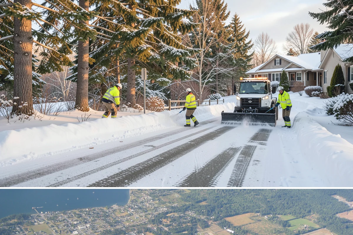 Heavy Snowfall Removal in Coupeville, Island County, WA - The heaviest lowland snowfalls typically arrive with cold systems in January and February.