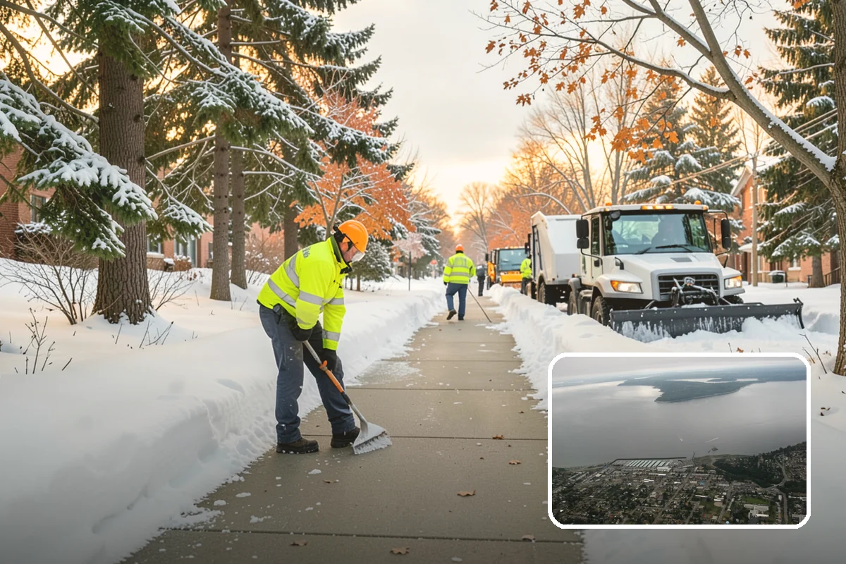 Heavy Snowfall Removal in Des Moines, King County, WA - Equipment matched to dense, wet regional snow