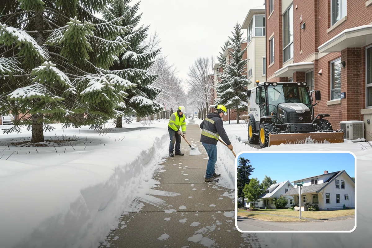Heavy Snowfall Removal in DuPont, Pierce County, WA - Equipment matched to dense, wet regional snow