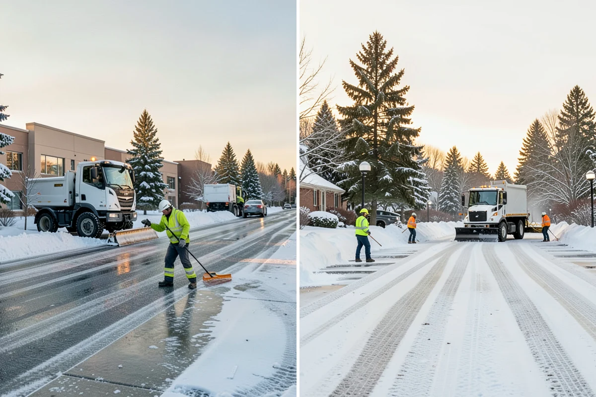 Heavy Snowfall Removal in DuPont, Pierce County, WA - Deploy plows and heavy equipment sized to the snowfall