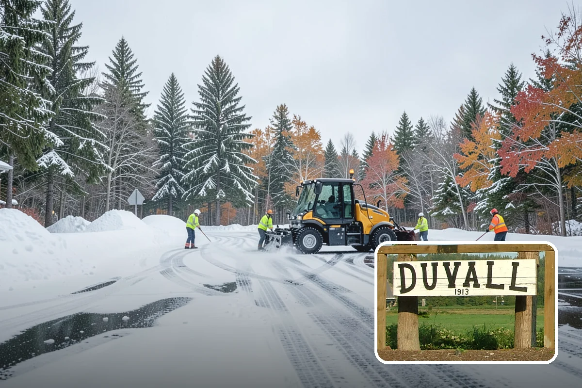 Heavy Snowfall Removal in Duvall, King County, WA - Equipment matched to dense, wet regional snow