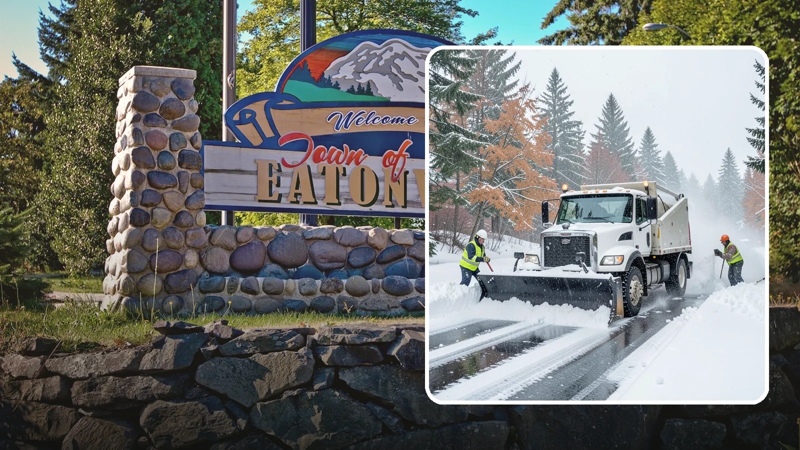 Heavy Snowfall Removal in Eatonville, Pierce County, WA - When a heavy, wet Cascade snowfall piles up fast, our equipment handles the load your shovel cannot.